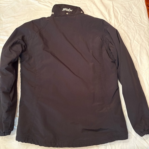 Women’s Jacket SWIX Medium Black/Pink Full Zip Long Sleeve - Picture 4 of 6